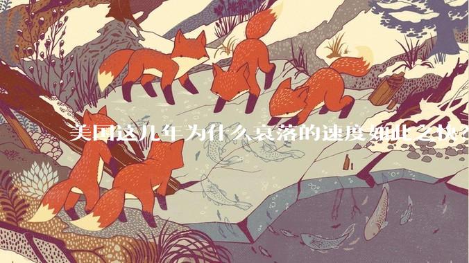 美国这几年为什么衰落的速度如此之快？